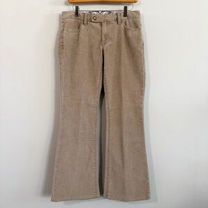 GAP Y2K Boot Cut Low Rise Women's Beige Corduroy Pants Size 4R